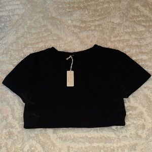 NEW Aerie cropped lace top